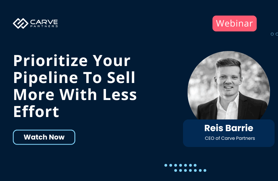 Prioritize Your Pipeline To Sell More With Less Effort